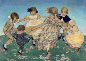 Round the Ring of Roses - Jessie Willcox Smith