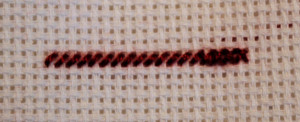 Crossed stitches - crop