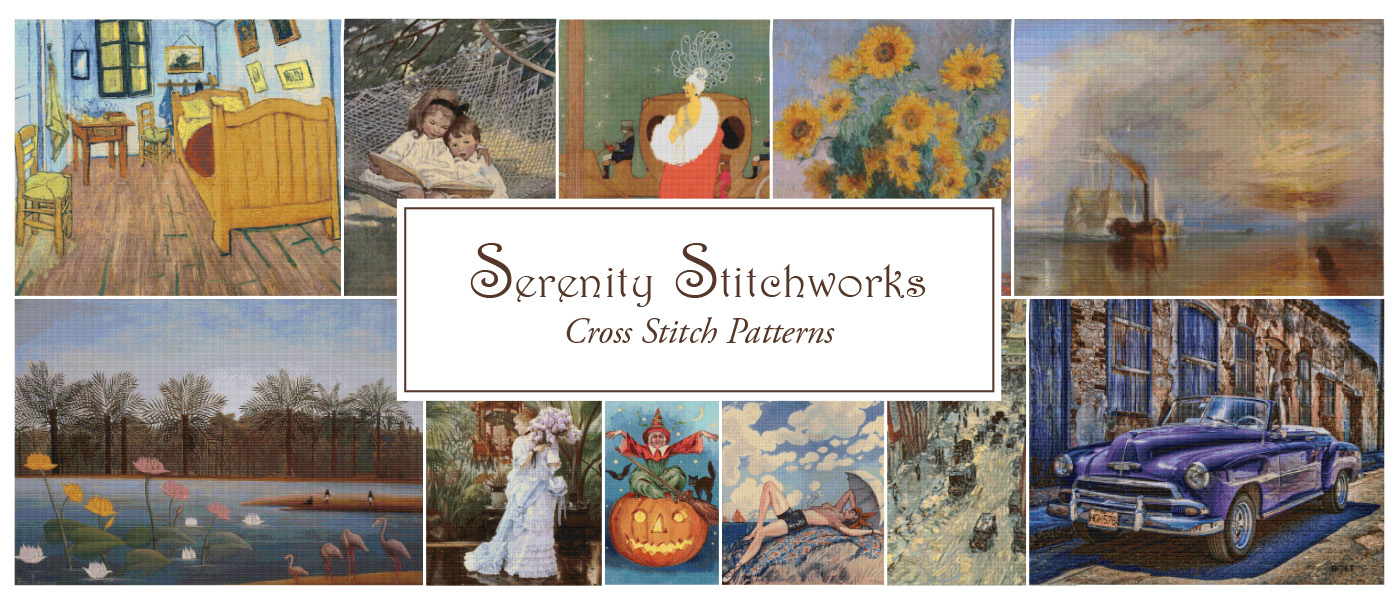 Serenity Stitchworks Cross Stitch Patterns